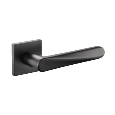 Ручка дверная LEDO S-522 BLACK (ЦАМ, черный)