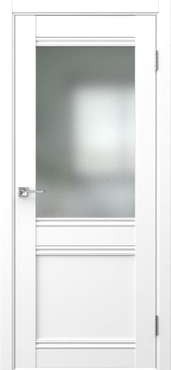 Межкомнатная дверь Марго PR 12 экошпон аляска, сатинат