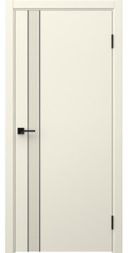 Межкомнатная дверь Соло 21 эмаль RAL 9001 — 1000