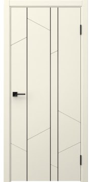 Межкомнатная дверь Соло 24 эмаль RAL 9001 — 1015