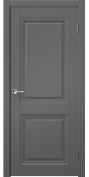 Межкомнатная дверь, София 2 багет 2 (экошпон антрацит)