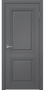 Межкомнатная дверь, София 2 багет 1 (экошпон антрацит)