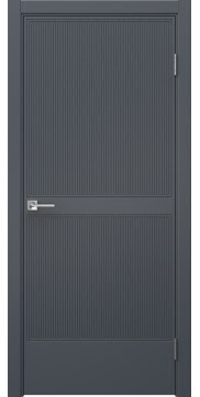 Межкомнатная дверь Вектор 4 эмаль RAL 7012 — 0048